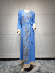 Muslim Robe Sequin Embroider Fashion