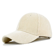 Fashion Corduroy All-matching Peaked Cap Men